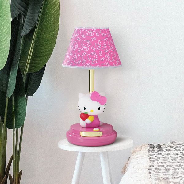 Hello Kitty 16.5'' Pink Table Lamp Wayfair